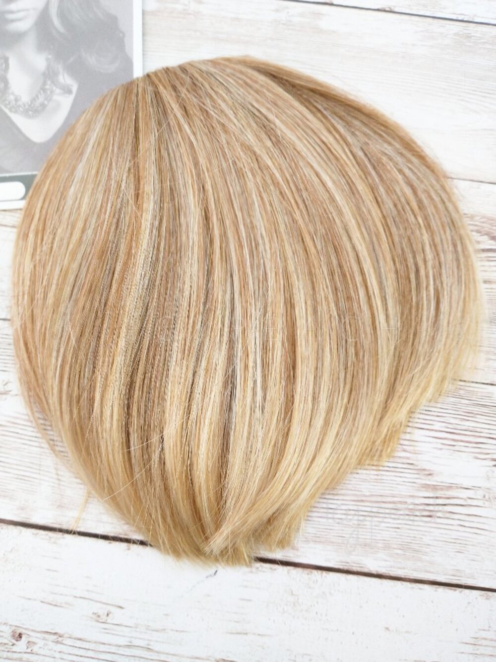 Forever Young Sleek Finish Clip-in Bangs 24B/27C Adult Synthetic Hair Accessory